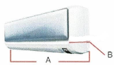 Deflector for wall-mounted air conditioners